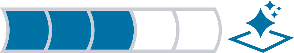 Systems rated with fewer arrows may deliver a finish with more orange-peel and/ or lower gloss. 
Systems rated with more arrows will deliver a smoother finish and higher gloss.
